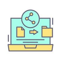 File Share Vector Icon