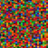 Digital colorful pattern with messy pixels grid vector