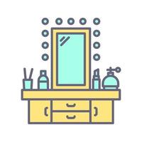 Dressing Table Vector Icon