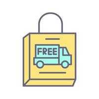 Free Home Delivery Vector Icon