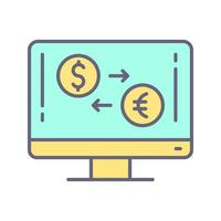 Currency Exchange Vector Icon