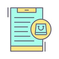 Mobile Shopping Vector Icon