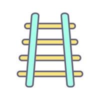 Train Tracks Vector Icon
