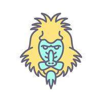 Mandrill Vector Icon