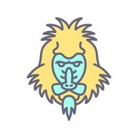 Mandrill Vector Icon