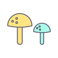 Mushrooms Vector Icon