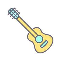 icono de vector de guitarra