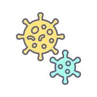 icono de vector de virus