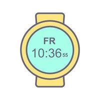 icono de vector de reloj deportivo