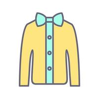 Shirt with Bow Vector Icon