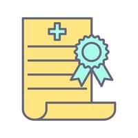 death Certificate Vector Icon