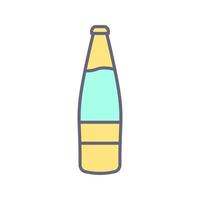 icono de vector de botella de cerveza