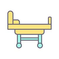 Hospital Bed Vector Icon