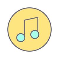 icono de vector de reproductor de música