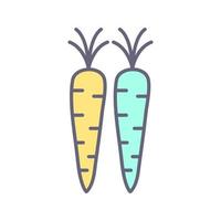 Carrots Vector Icon