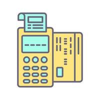 Pos Terminal Vector Icon