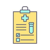 Medical Report Vector Icon