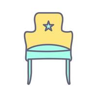 icono de vector de asiento