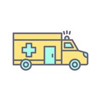 Ambulance Vector Icon