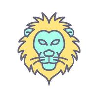 Lion Vector Icon