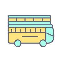 Double Bus Vector Icon