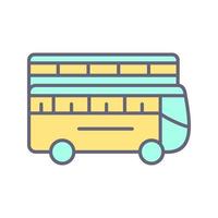 Double Bus Vector Icon