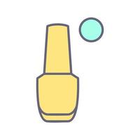 icono de vector de esmalte de uñas