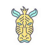 Zebra Vector Icon