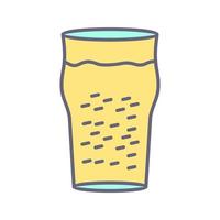 pinta de icono de vector de cerveza