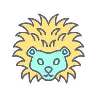 Hedgehog Vector Icon