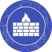 Unique Firewall Vector Icon