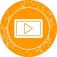 icono de vector de comunicación de video único