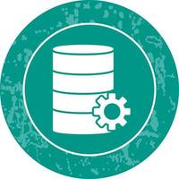 Unique Database Management Vector Icon