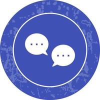 Unique Conversation Bubbles Vector Icon