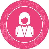 Elegant Lady Vector Icon