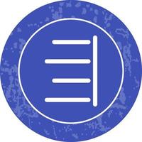 Unique Right Align Vector Icon