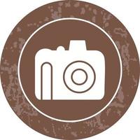 Unique DSLR Camera Vector Icon