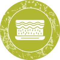 Unique Cream Cake Vector Icon
