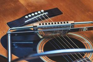 Mouth Harmonica and Folk Guitar photo