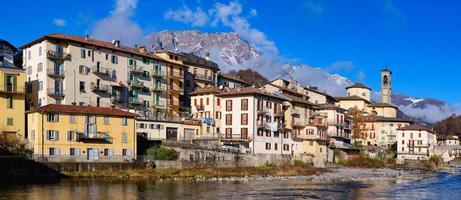 The village of San Giovanni Bianco in the Brembana Valley Bergamo Italy photo