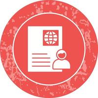 Global Profile Vector Icon