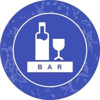 Unique Bar Sign Vector Icon