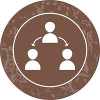 Unique Connected Users Vector Icon
