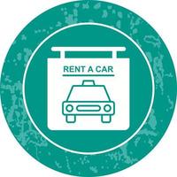 Rent a Car Vector Icon