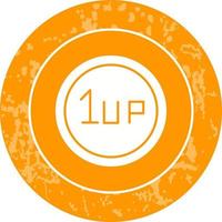 Unique 1UP Vector Icon