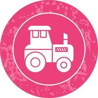 icono de vector de tractor