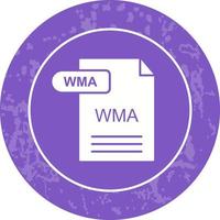 icono de vector de wma