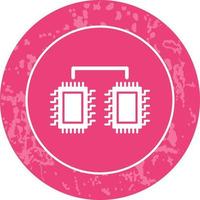 Processors Connected Vector Icon