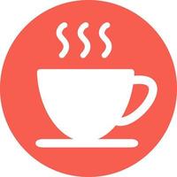 Coffee Drink Solid Icon vector