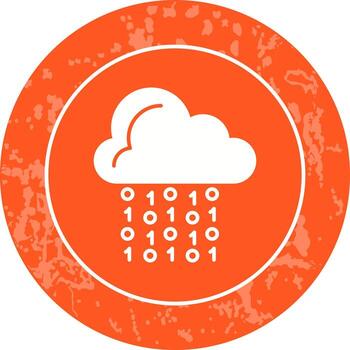 Cloud Coding Vector Icon